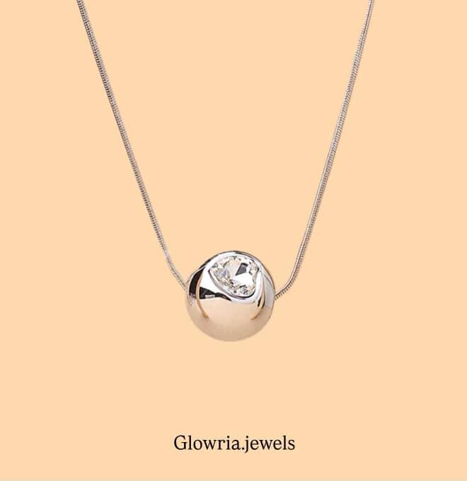 Silver Heart Chain