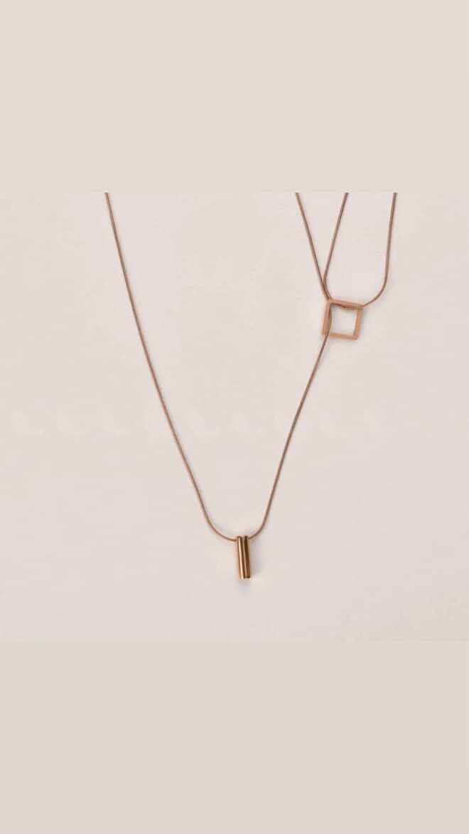 golden double chain
