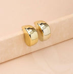 Crescent Hoop Earrings