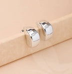 Crescent Hoop Earrings
